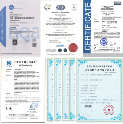 Eco Friendly IGBT Induction Heating Machine Out Frequency 9kw Power