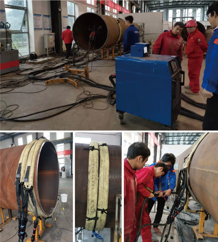 Portable Induction Heating Machine For Welding Preheat / PWHT / Joint Anti Corrosion Coating