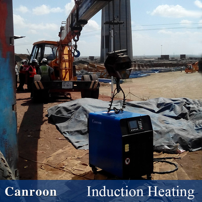 Precise Temperature and Heat Control Induction Heat Treatment Machine 72Kw 2.5-35KHZ Rated Output 0.1-99.9s Heating Time