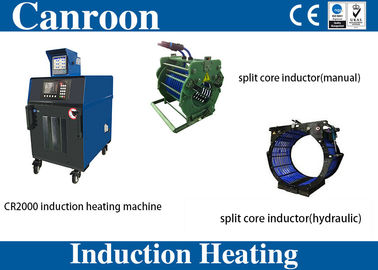 Oil Gas Pipeline IGBT Induction Heating Equipment For Field Joint Anti-corrosion Coating with Split Core Inductor